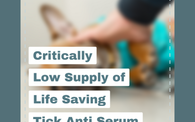 Tick Antiserum is critically low